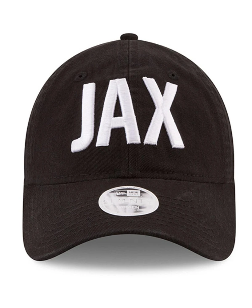 Women's New Era Black Jacksonville Jaguars Hometown 9TWENTY Adjustable Hat