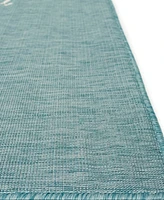 Liora Manne' Carmel School Of Fish 1'11" x 7'6" Runner Outdoor Area Rug