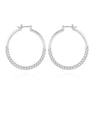 Vince Camuto Chain Link Hoop Earrings