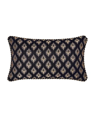 J Queen New York Savoy Boudoir Decorative Pillow, 14" x 24"