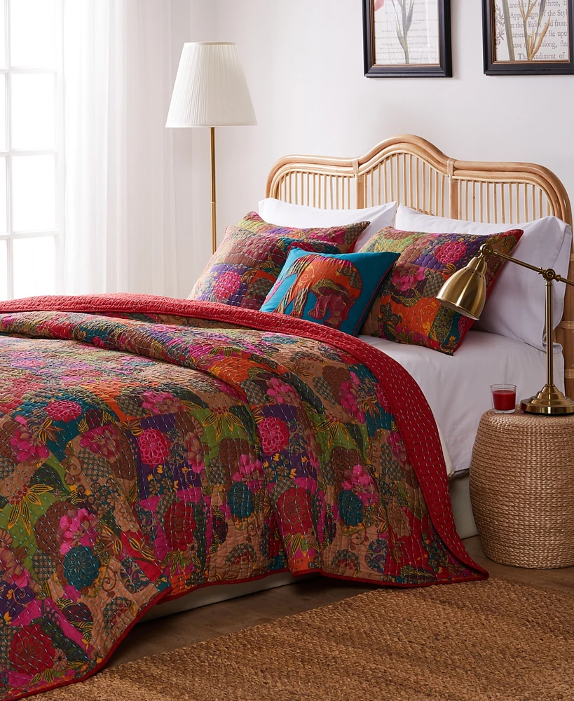 Greenland Home Fashions Jewel 3-Pc. Quilt Set