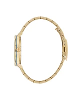 adidas Unisex Three Hand Code One Gold-Tone Stainless Steel Bracelet Watch 38mm