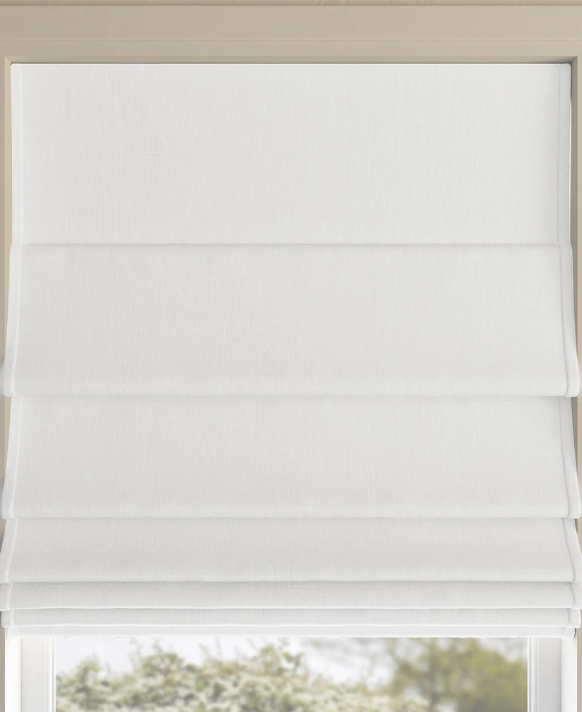Sun Zero Pryer Textured 100% Blackout Cordless Roman Shade