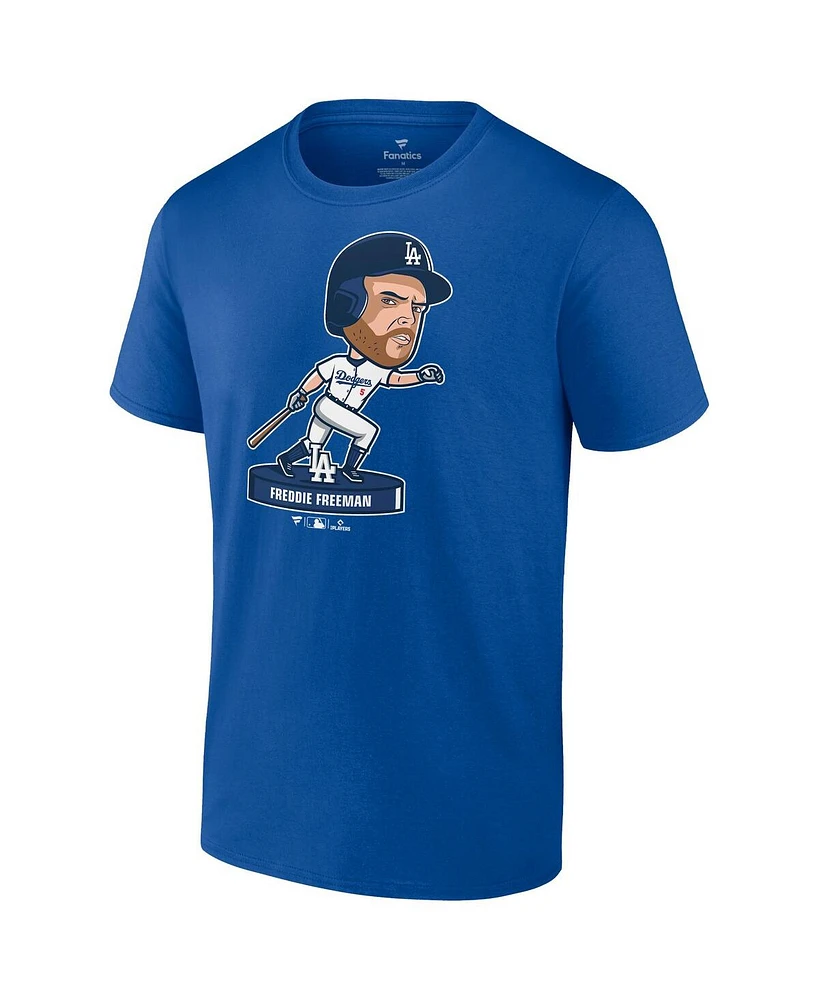 Men's Nike Freddie Freeman Royal Los Angeles Dodgers Bobblehead T-shirt