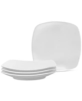 Noritake Swirl Square Salad Plates, Set of 4