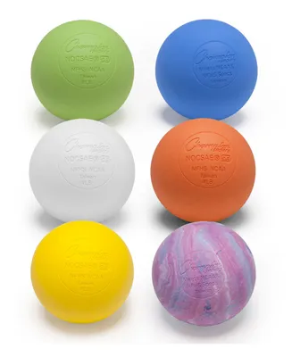 Champion Sports Lacrosse Ball Set, 6 Piece