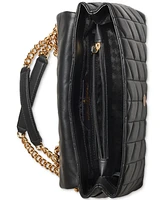 Karl Lagerfeld Paris Lafayette Medium Leather Shoulder Bag