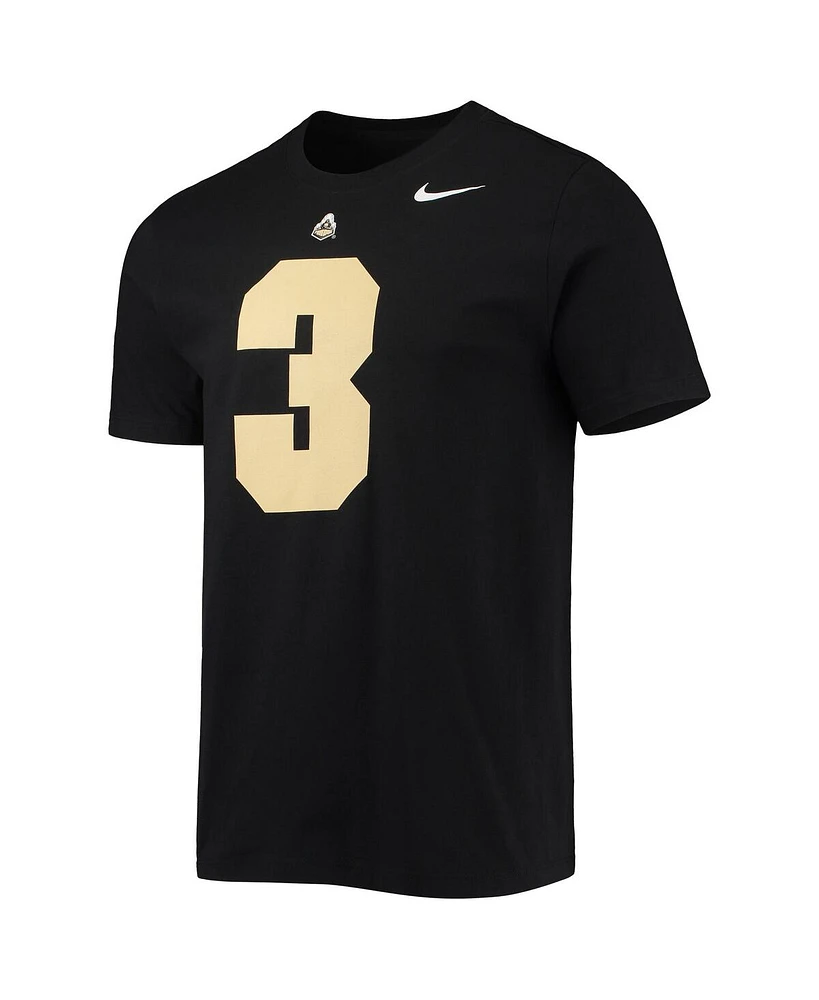 Men's Nike David Bell Black Purdue Boilermakers 2022 Nfl Draft Name and Number T-shirt
