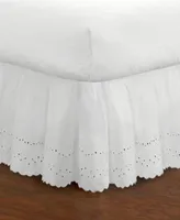 Fresh Ideas Ruffled Eyelet 14 Drop Bedskirts
