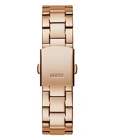 Guess Women's Quartz Rose Gold-Tone Stainless Steel Bracelet Watch 38mm