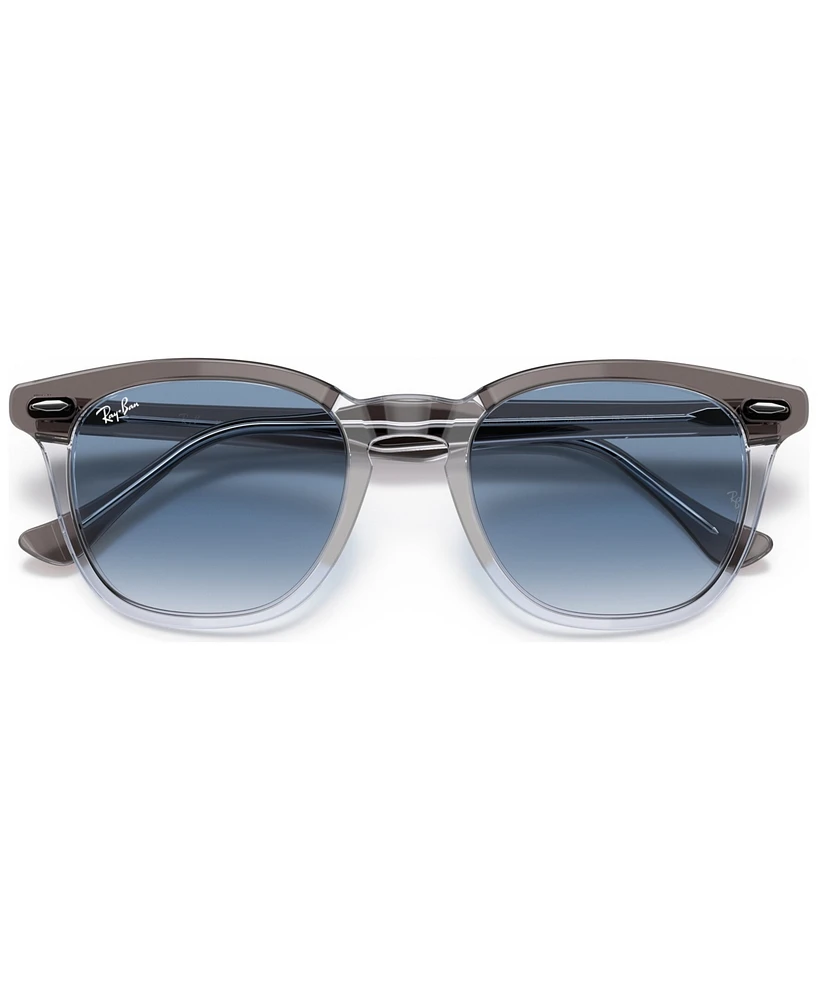 Ray-Ban Unisex Low Bridge Fit Sunglasses, Hawkeye 54