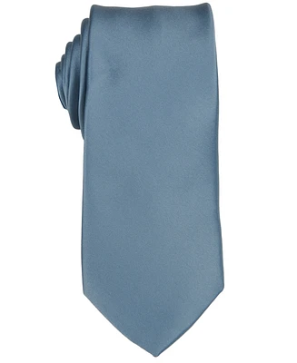 ConStruct Men's Satin Solid Extra Long Tie