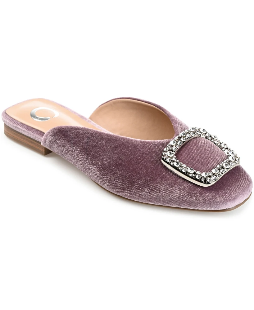 Journee Collection Women's Sonnia Velvet Mules