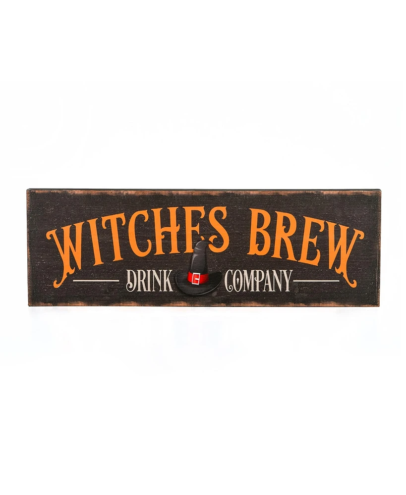 National Tree Company 24" Halloween 'Witches Brew' Wall Sign
