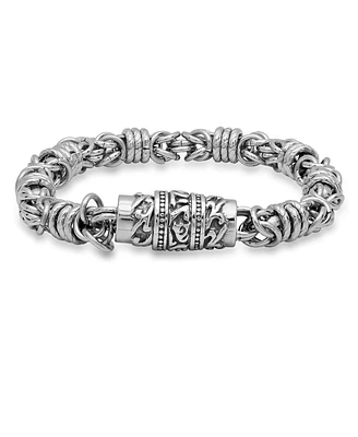 Steeltime Cluster Chain Bracelet