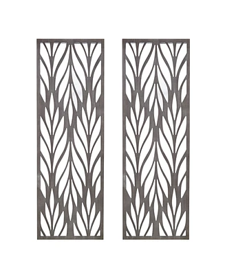 Madison Park Florian Carved Wall Panel Decor Set, 2 Piece