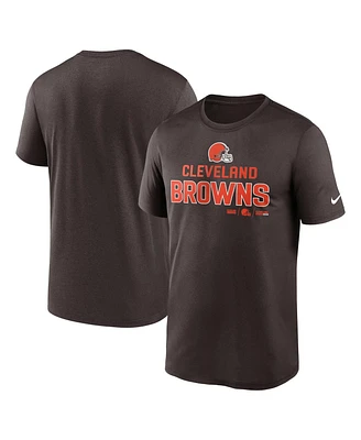 Men's Nike Brown Cleveland Browns Legend Community Performance T-shirt