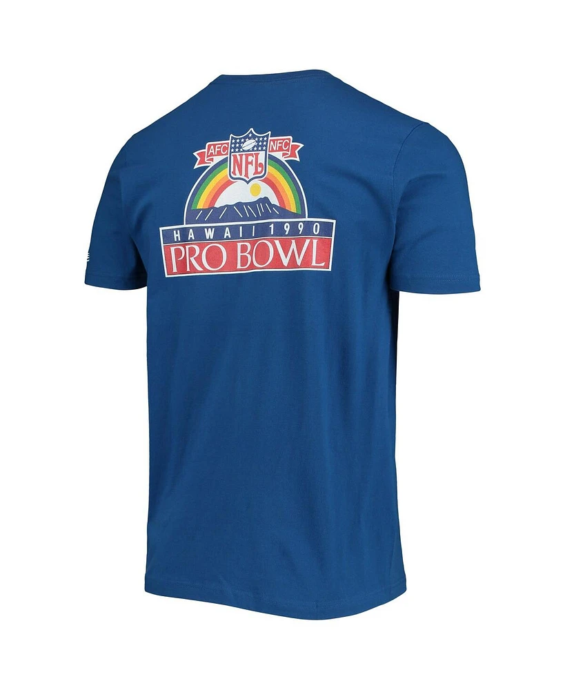 Men's New Era Royal Los Angeles Rams 1990 Pro Bowl T-shirt