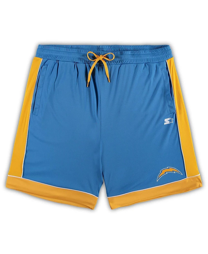 Men's Starter Powder Blue, Gold Los Angeles Chargers Fan Favorite Fashion Shorts