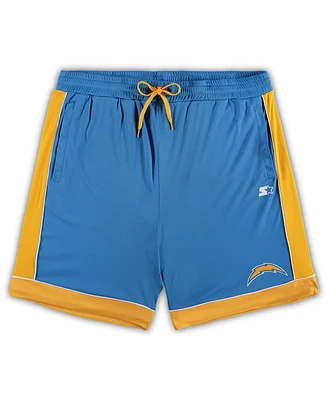 Men's Starter Powder Blue, Gold Los Angeles Chargers Fan Favorite Fashion Shorts