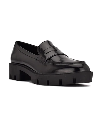Nine West Women's Maibel Lug Sole Penny Loafers