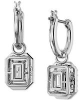 Swarovski Silver-Tone Millenia Crystal Drop Earrings