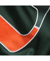 Big Boys Stadium Athletic Green Miami Hurricanes Logo Pullover Hoodie