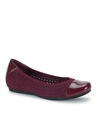 Baretraps Women's Mia Cap Toe Ballet Flats