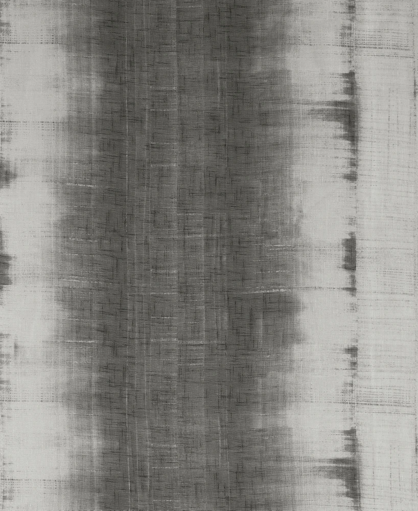 Shibori Stripe Linen Blend Curtain