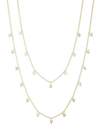 Bonheur Jewelry Marguerite Multi Strand Crystal Necklace