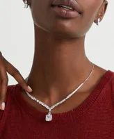 Eliot Danori Statement Drop Necklace in Silver-Tone