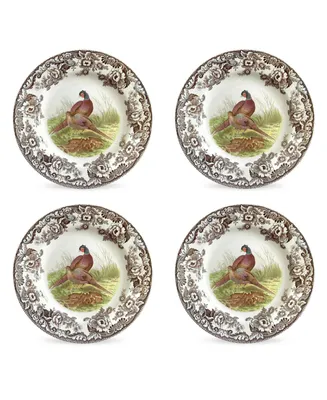 Spode Woodland Pheasant Dinner Plates, Set of 4
