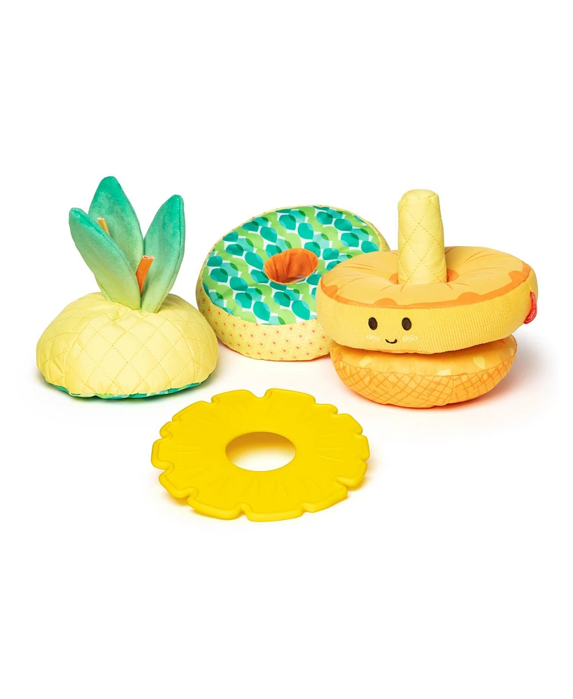 Melissa and Doug Pineapple Soft Stacker, Set of 6