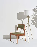 Jaxon 60" Led Contempoary Tripod Floor Lamp with Drum Shade