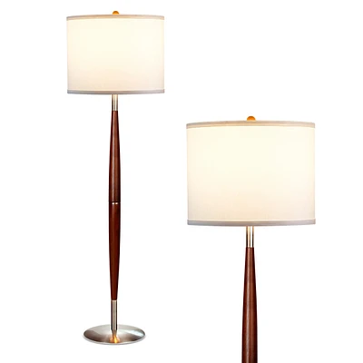 Brightech Lucas 61" Led Standing Floor Lamp with Drum Shade
