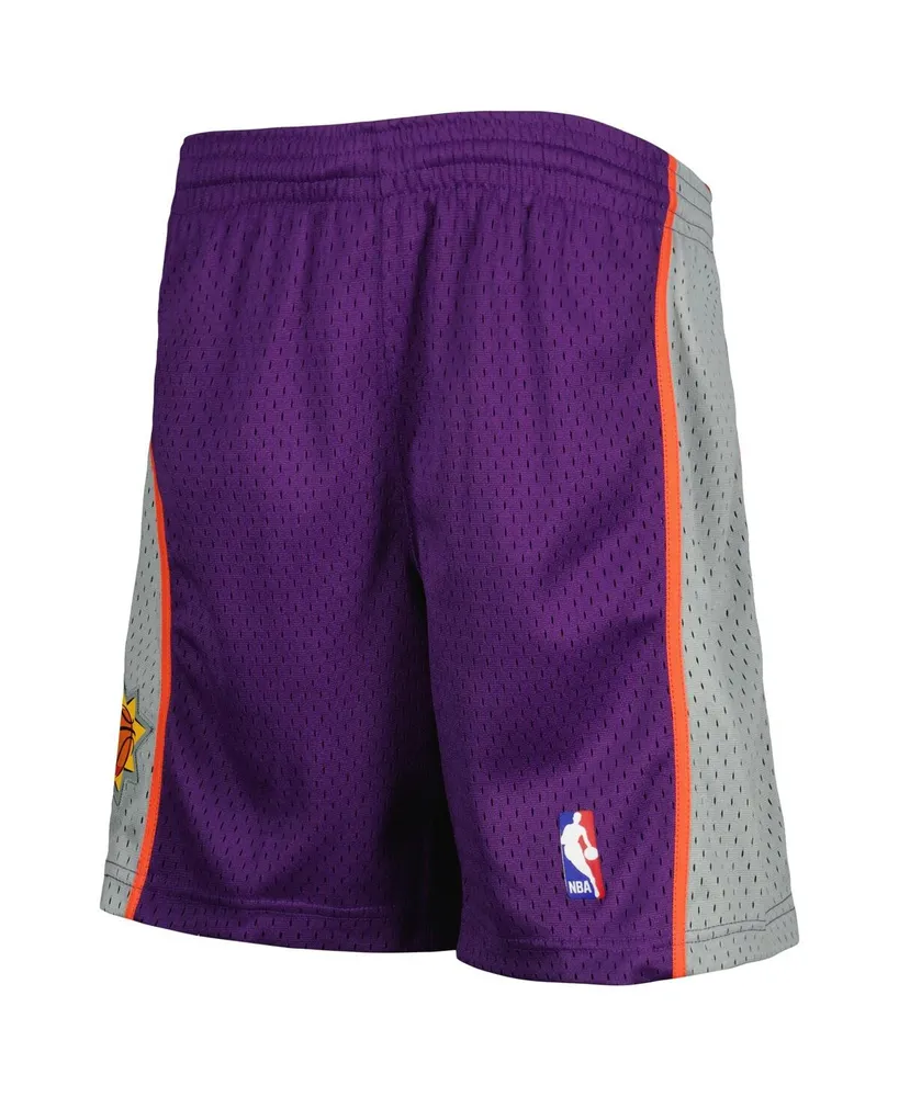Youth Boys Mitchell & Ness Purple Phoenix Suns - Hardwood Classics Swingman Shorts