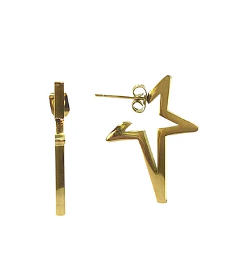 Accessory Concierge Women's Star Huggie Earrings