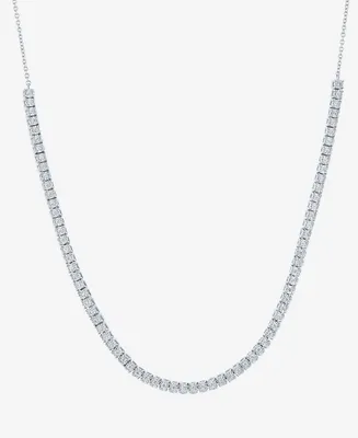 Diamond 18" Tennis Necklace (1/2 ct. t.w.) in Sterling Silver