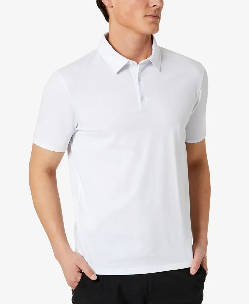 Kenneth Cole Men's Performance Button Polo