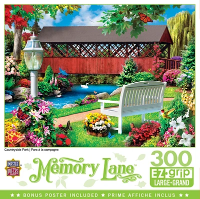 MasterPieces Memory Lane - Countryside Park 300 Piece Ez Grip Puzzle