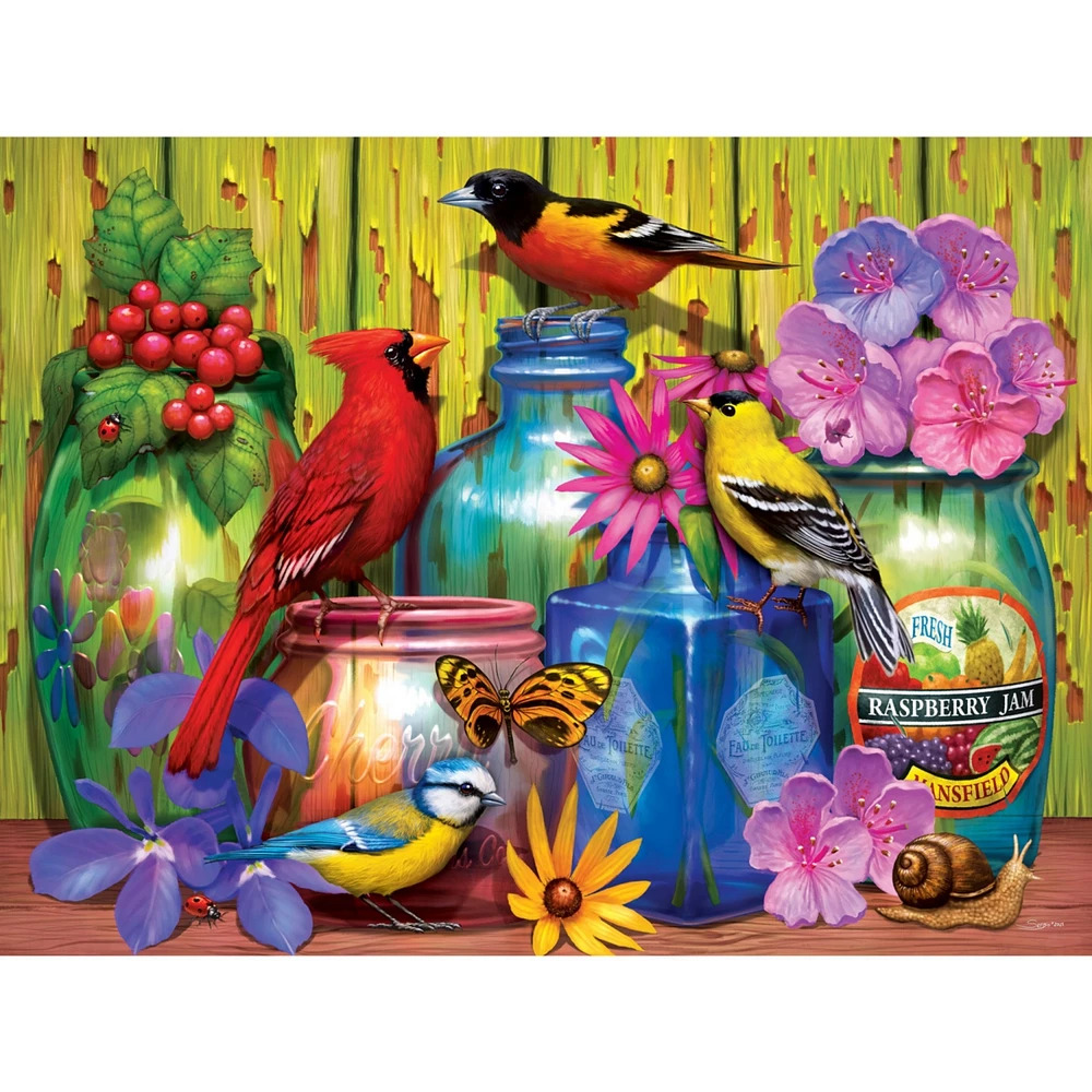 MasterPieces Audubon - Feathered Reflections 300 Piece Ez Grip Puzzle