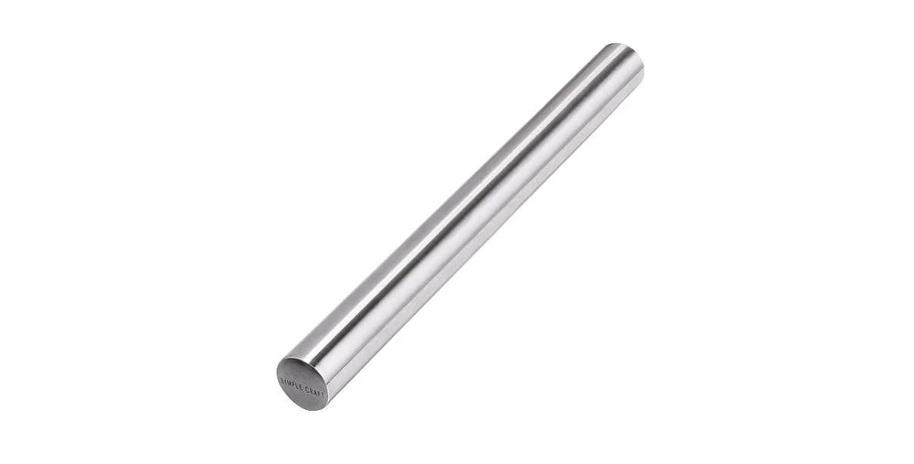 Smooth Tapered Professional French Stainless Steel Rolling Pin