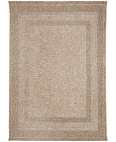 Liora Manne' Orly Border 6'6" x 9'3" Outdoor Area Rug