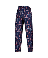 Men's Concepts Sport Navy, Gray Boston Red Sox Breakthrough Long Sleeve Top and Pants Sleep Set