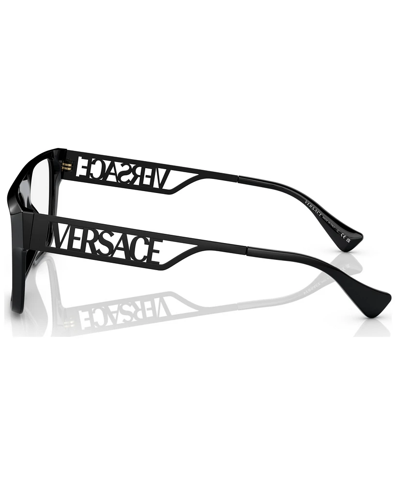 Versace Men's Rectangle Eyeglasses