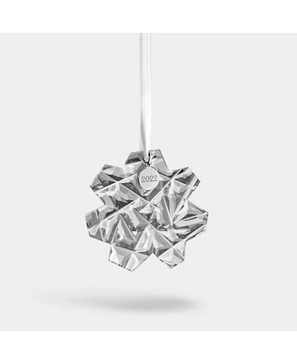 Orrefors Annual Carat 2022 Snowflake Ornament, 3"