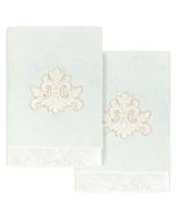 Linum Home Turkish Cotton May Embellished 2-Pc. Hand Towel Set