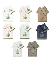 Linum Home Turkish Cotton Botanica Embellished Bath Towel Sets