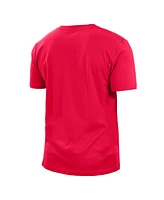 Men's New Era Red Atlanta Falcons 2022 Sideline Ink Dye T-shirt