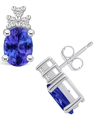Macy's Tanzanite (2-1/2 Ct. t.w.) and Diamond (1/5 Stud Earrings